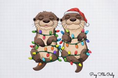 Funny Christmas Animals Clipart PNG Product Image 1