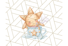 Kawaii Galaxy Buddies Clipart PNG, Cute Planets Clip Art Product Image 4
