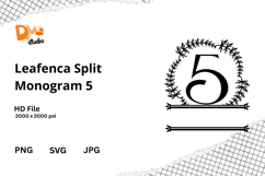Leafenca Split Monogram Product Image 1