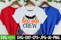 Boo Boo Crew SVG Cut File,Boo Boo Crew Sublimation Design Product Image 2