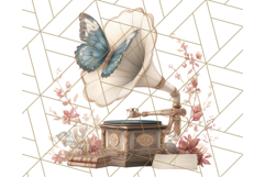 Vintage Butterfly PNG Clipart, Fairytale Cottagecore Images Product Image 4
