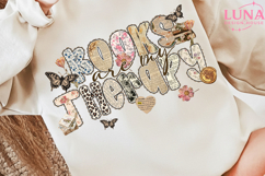 Book Are My Therapy Png, Flower Book Png, Book Png Design Product Image 2