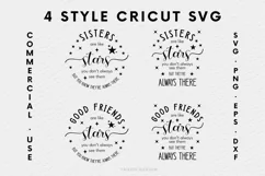 Sisters are like stars, Good Friends are like stars, Cricut Product Image 2