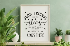 Sisters are like stars, Good Friends are like stars, Cricut Product Image 5