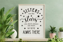 Sisters are like stars, Good Friends are like stars, Cricut Product Image 6