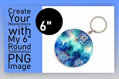 Elegant Circle Design for Sublimation , Watercolor Patter Product Image 1