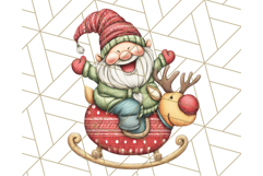 Christmas Gnome Clipart, Holiday Gnomes PNG Illustrations Product Image 4