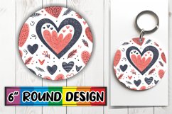 Diverse Heart Design Sublimation Product Image 1