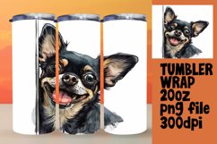 Quirky Peek-a-Boo Dog Joy Sublimation Tumbler - 20oz Product Image 1