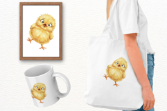 Cute Easter Chick Clipart Product Image 5