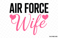 Air Force Wife svg | 4th of july Svg | Svg Cut Files Product Image 1