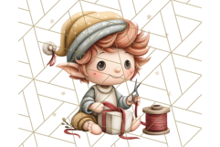 Storybook Santa &amp; Friends PNG Clipart, Christmas Png Clipart Product Image 4