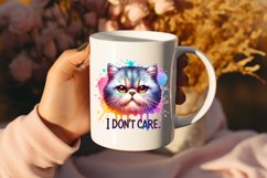Funny Cat Sarcastic Quote Clipart Sublimation #32 Product Image 2
