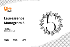 Lauressence Monogram Product Image 1