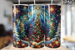 Christmas Tree Tumbler Wrap Design |High Quality 300 Dpi Product Image 1
