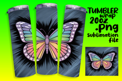 Customizable 20oz Tumbler File , Butterfly Product Image 1