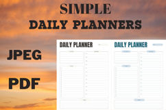 best simplest Daily planner freebie 55,free planners Product Image 1