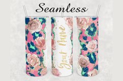 Roses Leopard Glitter Agate 20 oz sublimation design tumbler Product Image 1