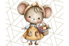 Thanksgiving Woodland Animals Clipart PNG Product Image 4