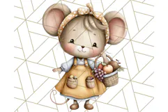 Thanksgiving Woodland Animals Clipart PNG Product Image 4