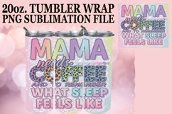 Glitter Coffee Quotes for Mom | 20oz Tumbler Wrap Product Image 1