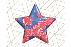Patriotic Star Clipart PNG, Stars 4th of July PNG Graphic Product Image 4