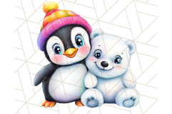 Cute Animal Friends Clipart PNG, Bright Spring Animal Duos Product Image 4