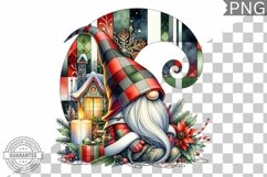 Christmas Gnome Sublimation - Clipart PNG Bundle Product Image 4