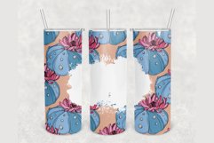 Personalized Cactus Bleached Spots 20 oz skinny tumbler Product Image 1