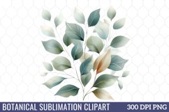 Botanical Sublimation Clipart Product Image 1