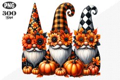 Halloween Gnomes Sublimation - Clipart PNG Design Product Image 1