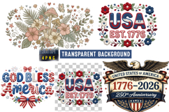 USA Est 1776 PNG , Patriotic Sublimation Design,America png Product Image 1