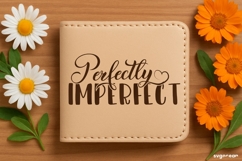 Perfectly Imperfect SVG Engraved | Faith SVG Product Image 1