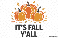 It&#039;s Fall Y&#039;all Svg | Halloween Svg | Svg Cut Files Product Image 1