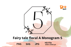 Fairy Tale Floral Monogram Product Image 1