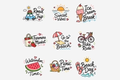 Summer Bucket List Clipart PNG, 40 Summer Activity Product Image 6