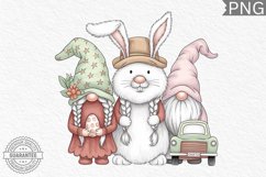 Easter Bunny Gnome Sublimation - Clipart PNG Bundle Product Image 6