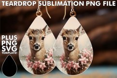 Whimsical Teardrop Earrings Gift, Christmas Product Image 1