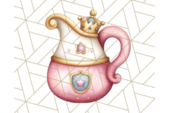 Princess Tea Party PNG Clipart with Teacups &amp; Fancy Treats Product Image 4