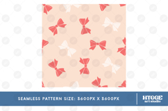 American 4th of July Patriotic Coquette Bow Seamless Pattern Product Image 2
