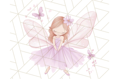 Pastel Purple Fairy Garden Clipart Enchanted Cottagecore Png Product Image 4