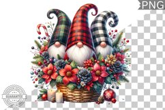 Christmas Gnome Sublimation - Clipart PNG Design Product Image 1