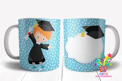 graduate child Mug Sublimation Design / Mug Wrap #3 Product Image 1