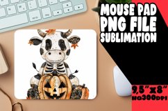 Watercolor Cute Cow Mouse Pad for Fall Product Image 1