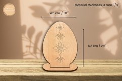 Coloring Easter Egg Laser Cut | Glowforge | SVG Product Image 3