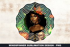 Halloween Witch Wind Spinner Sublimation Design Product Image 1