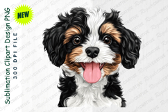 Adorable Cavalier King Charles Spaniel Puppy Vector PNG Product Image 1