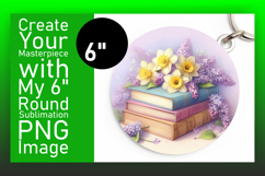 Dynamic Round Design Car Coaster PNG , Books Product Image 1