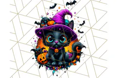 Pumpkin Party Halloween Clipart PNG, Cute Spooky Elements Product Image 4