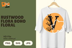 Rustwood Flora Boho Floral Monogram Product Image 1